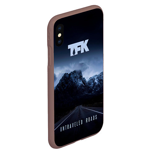 Чехол iPhone XS Max матовый Untraveled Road - Thousand Foot Krutch / 3D-Коричневый – фото 2