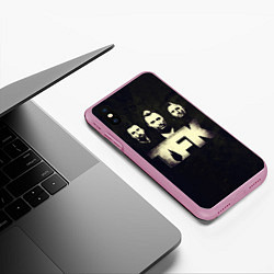 Чехол iPhone XS Max матовый The End Is Where We Begin - Thousand Foot Krutch, цвет: 3D-розовый — фото 2