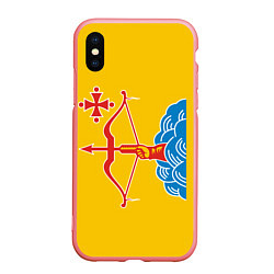 Чехол iPhone XS Max матовый Кировская область - герб, цвет: 3D-баблгам