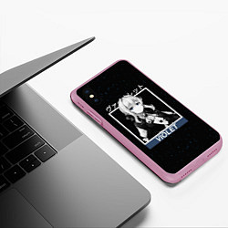 Чехол iPhone XS Max матовый Violet Evergarden - Вайолет Эвергарден, цвет: 3D-розовый — фото 2