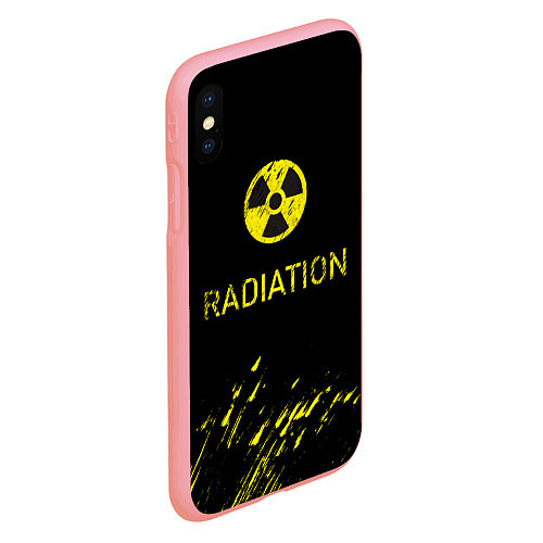 Чехол iPhone XS Max матовый Radiation - радиационная опасность / 3D-Баблгам – фото 2