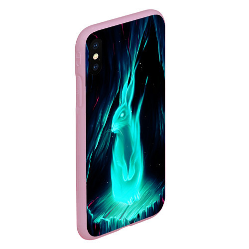 Чехол iPhone XS Max матовый Водяной Кроль / 3D-Розовый – фото 2