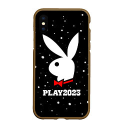Чехол iPhone XS Max матовый Кролик плей 2023