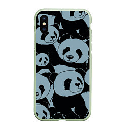 Чехол iPhone XS Max матовый Panda summer song