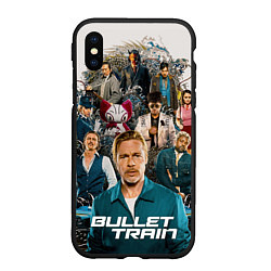 Чехол iPhone XS Max матовый Bullet train