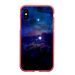 Чехол iPhone XS Max матовый Звёздное небо