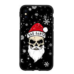 Чехол iPhone XS Max матовый Christmas Bad Santa