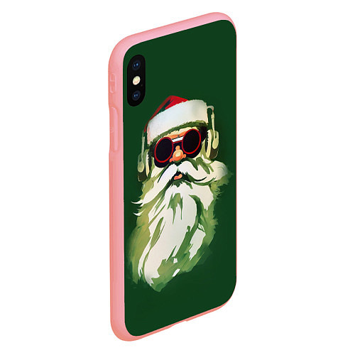 Чехол iPhone XS Max матовый Добрый Санта / 3D-Баблгам – фото 2