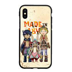 Чехол iPhone XS Max матовый Made in Abyss, цвет: 3D-черный