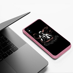 Чехол iPhone XS Max матовый Tokyo dungeon master, цвет: 3D-малиновый — фото 2