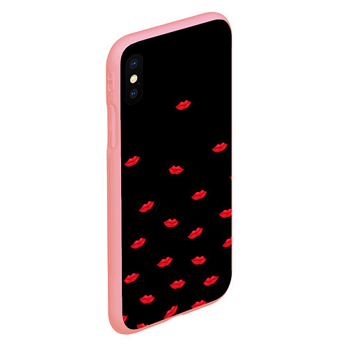 Чехол iPhone XS Max матовый Поцелуи для любимого / 3D-Баблгам – фото 2
