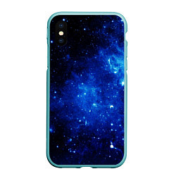 Чехол iPhone XS Max матовый Сияние космоса