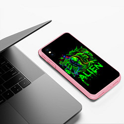 Чехол iPhone XS Max матовый НЛО существуют, цвет: 3D-баблгам — фото 2