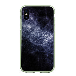 Чехол iPhone XS Max матовый Замерзающая галактика