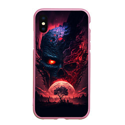 Чехол iPhone XS Max матовый Планета демонов