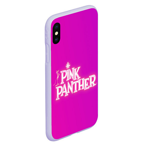 Чехол iPhone XS Max матовый Pink panther / 3D-Светло-сиреневый – фото 2