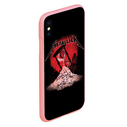 Чехол iPhone XS Max матовый Metallica - время, цвет: 3D-баблгам — фото 2
