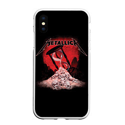 Чехол iPhone XS Max матовый Metallica - время