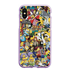 Чехол iPhone XS Max матовый Simpsonhistory