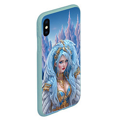 Чехол iPhone XS Max матовый Crystal Maiden Dota2, цвет: 3D-мятный — фото 2