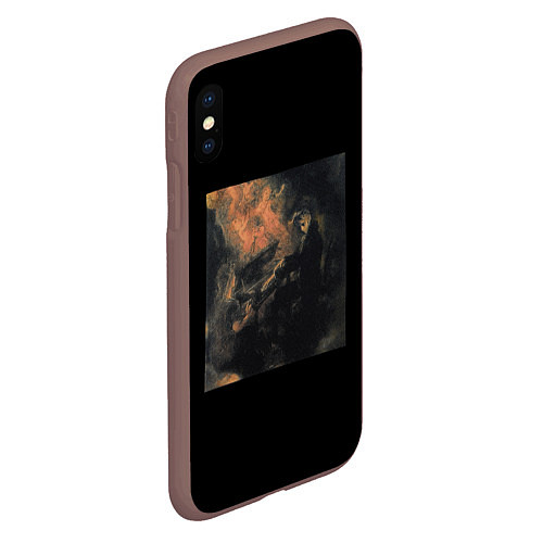 Чехол iPhone XS Max матовый Моцарт - Pharaoh / 3D-Коричневый – фото 2