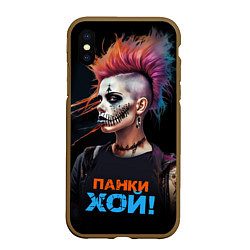 Чехол iPhone XS Max матовый Девушка панки хой