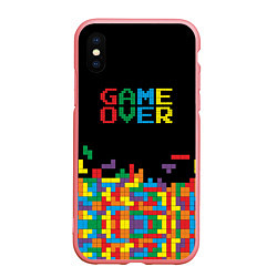 Чехол iPhone XS Max матовый Game over