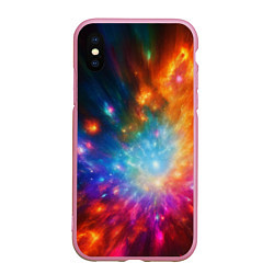 Чехол iPhone XS Max матовый Космическая многомерность