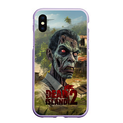 Чехол iPhone XS Max матовый Zombie dead island 2