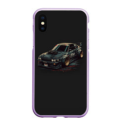 Чехол iPhone XS Max матовый Nissan Skyline 2000 gtr