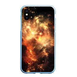 Чехол iPhone XS Max матовый Рождение галактики от Midjourney