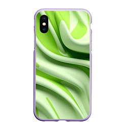 Чехол iPhone XS Max матовый Объемные складки