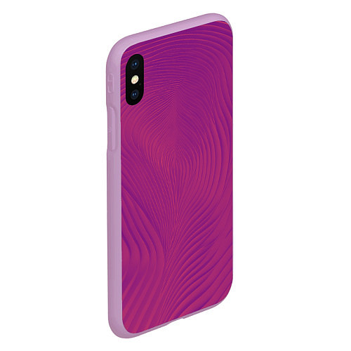 Чехол iPhone XS Max матовый Фантазия в пурпурном / 3D-Сиреневый – фото 2