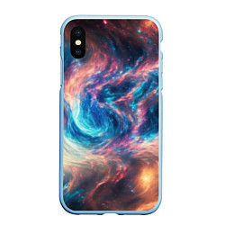 Чехол iPhone XS Max матовый Космические узоры необычные