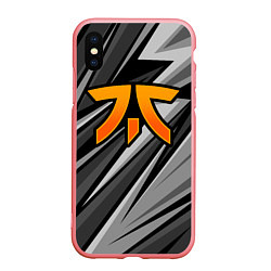 Чехол iPhone XS Max матовый Fnatic - монохромная, цвет: 3D-баблгам