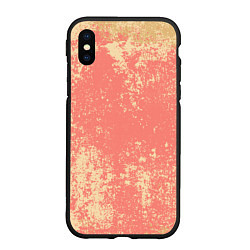 Чехол iPhone XS Max матовый Crema pattern