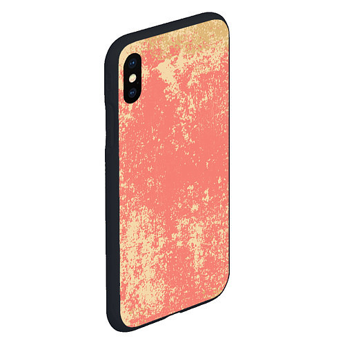 Чехол iPhone XS Max матовый Crema pattern / 3D-Черный – фото 2