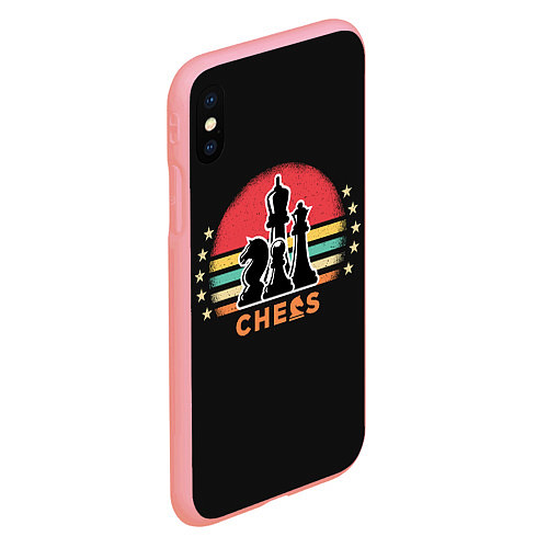 Чехол iPhone XS Max матовый Шахматные фигуры chess / 3D-Баблгам – фото 2