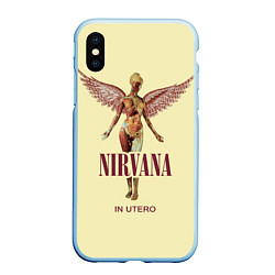 Чехол iPhone XS Max матовый Nirvana - In utero