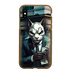 Чехол iPhone XS Max матовый Payday cat