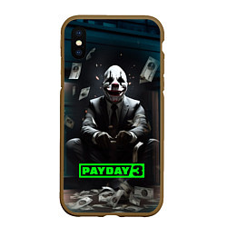 Чехол iPhone XS Max матовый Payday 3 game