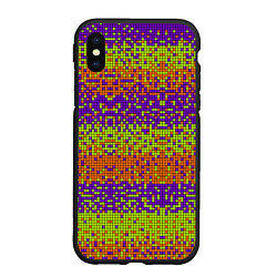 Чехол iPhone XS Max матовый Magic pixel