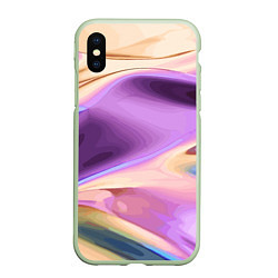 Чехол iPhone XS Max матовый Голографический арт