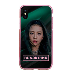 Чехол iPhone XS Max матовый Blackpink beautiful singer Rose, цвет: 3D-розовый