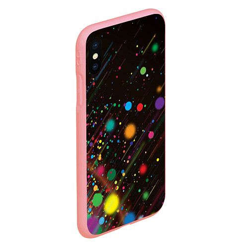 Чехол iPhone XS Max матовый Красочное конфети / 3D-Баблгам – фото 2