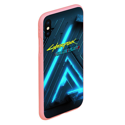 Чехол iPhone XS Max матовый Cyberpunk neon style / 3D-Баблгам – фото 2