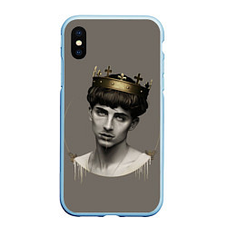 Чехол iPhone XS Max матовый Король Тимоти