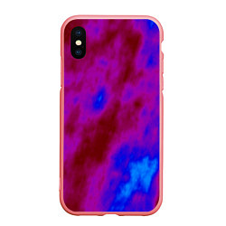 Чехол iPhone XS Max матовый Абстрактные разводы на воде, цвет: 3D-баблгам