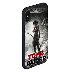 Чехол iPhone XS Max матовый Rise of the tomb rider, цвет: 3D-черный — фото 2