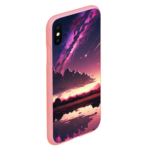 Чехол iPhone XS Max матовый Аниме комета / 3D-Баблгам – фото 2